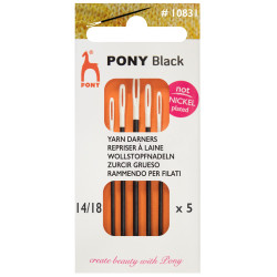 PONY black uldnåle